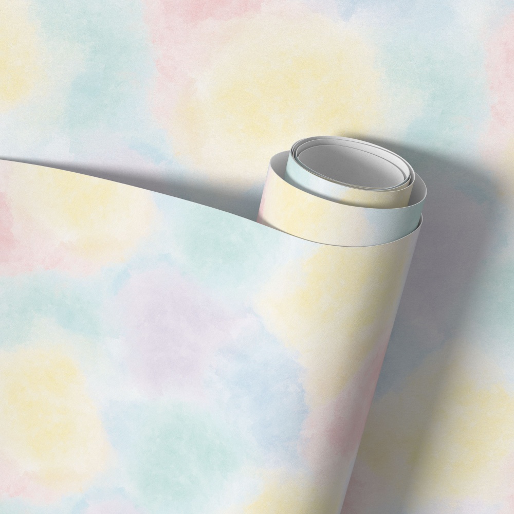Fadeless watercolor pattered bulletin board paper