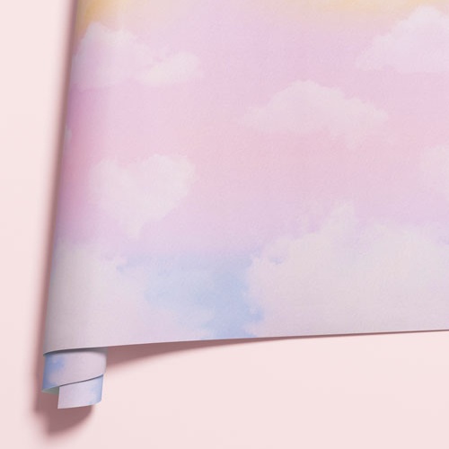 Wildest Dreams Fadeless watercolor cloud bulletin board paper