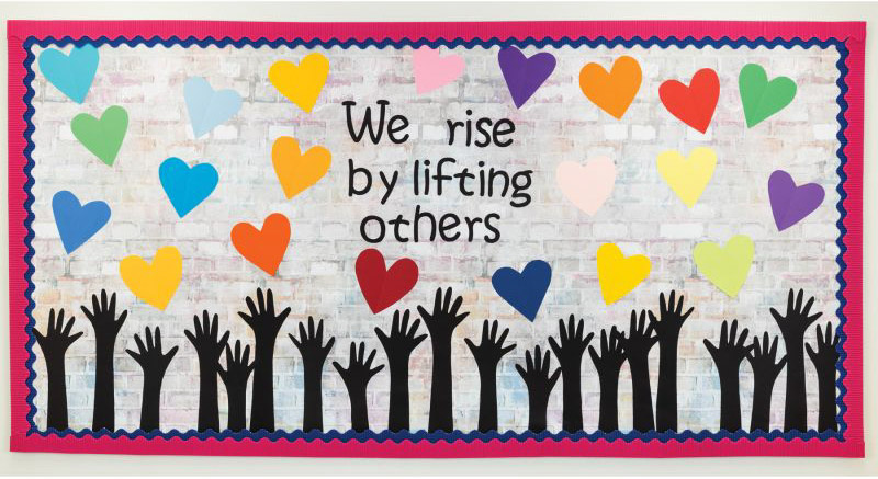 Lifting others bulletin board